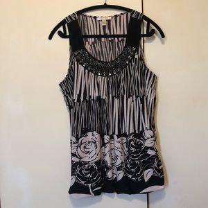 ✨✨Dress Barn. XL Scoop neck sleeveless top.